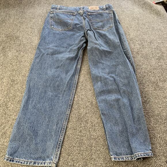 VTG Levi’s 540 Jeans Flex Denim 90s Relaxed Fit Med Wash Mens 36x29 (34x29) - Picture 2 of 16